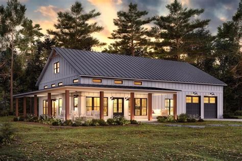 single floor barndominium house plans